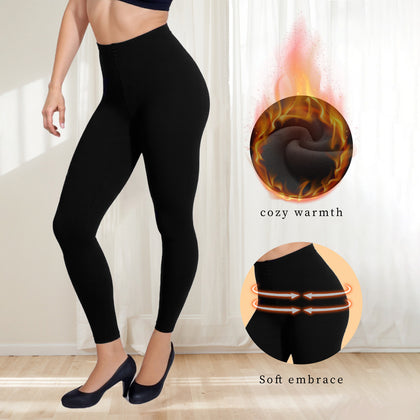 2-Pack Women's 70D Velvet Cropped Tights High Stretch Soft Opaque Capri Leggings Black for Work Casual Everyday Wear Breathable Fabric