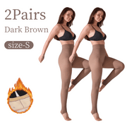 Coffee-colored two-piece set - S