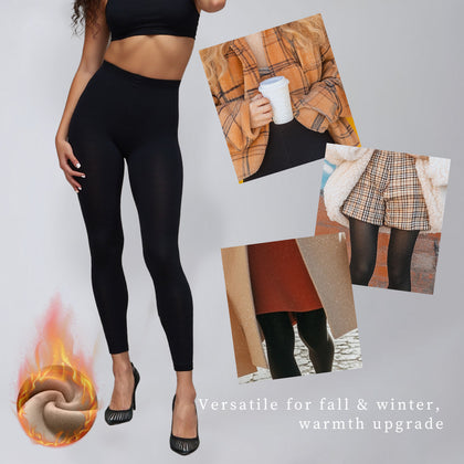 2-Pack Women's 70D Velvet Cropped Tights High Stretch Soft Opaque Capri Leggings Black for Work Casual Everyday Wear Breathable Fabric